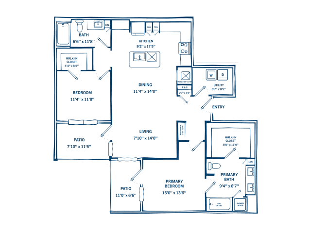 B3HC-H 4-4126 floor plan