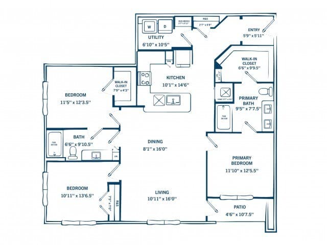 C1A 2-2200 floor plan