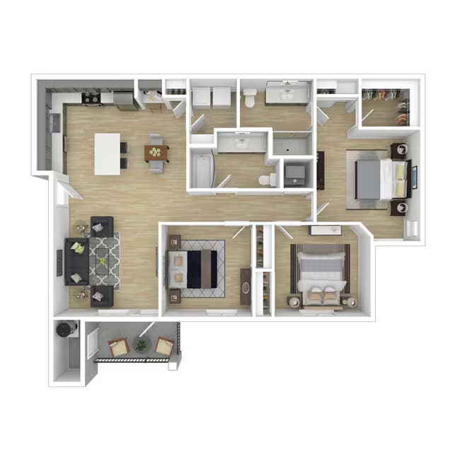 C1.E8 1305 floor plan