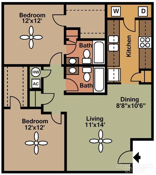 Residential 1115A floor plan