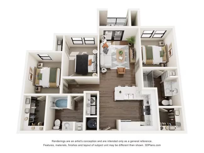 Unit 7207 7207 floor plan