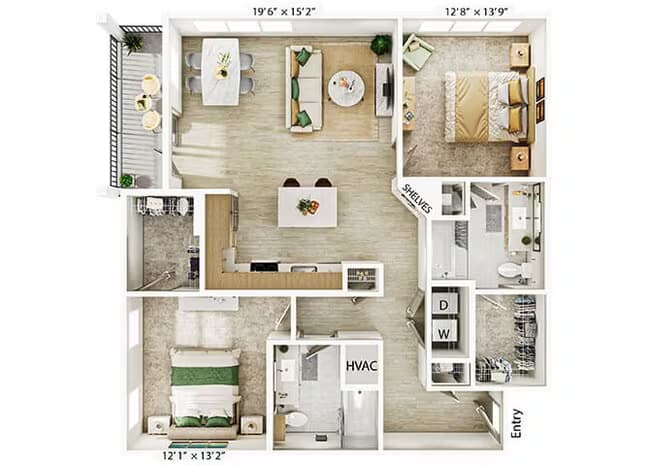 Unit 2126 2126 floor plan