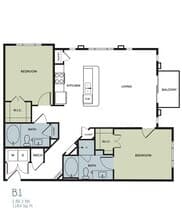 B1 1402 floor plan