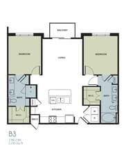 B3 1331 floor plan