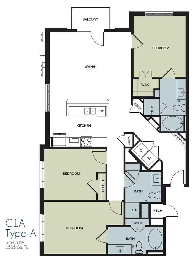 Unit 1143 1143 floor plan