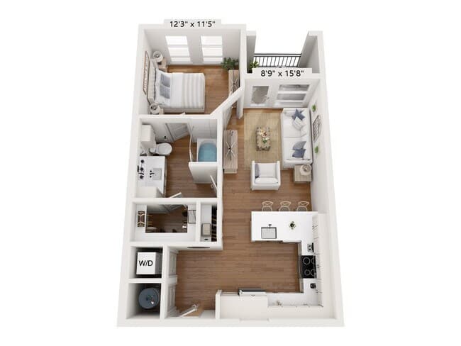 Unit 2205 1106 floor plan