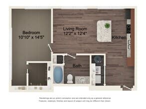 A6 1101 floor plan