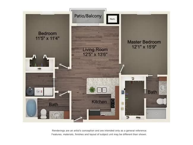 Unit 5206 5206 floor plan