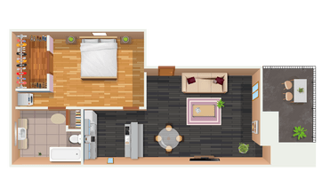 1x1 1513 floor plan