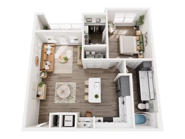 Unit 1206 1206 floor plan