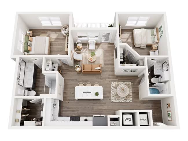 Unit 1308 1308 floor plan