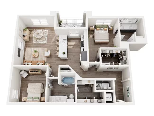 Unit 2211 2211 floor plan