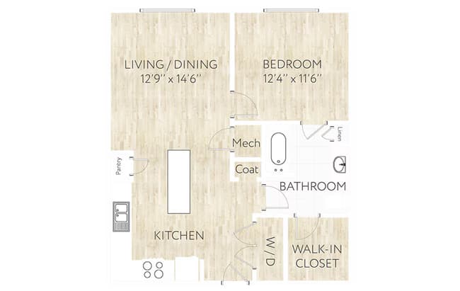 Unit 13105 14107 floor plan