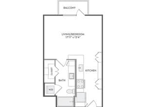E1 1-4072 floor plan
