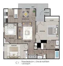 C1 3602 floor plan
