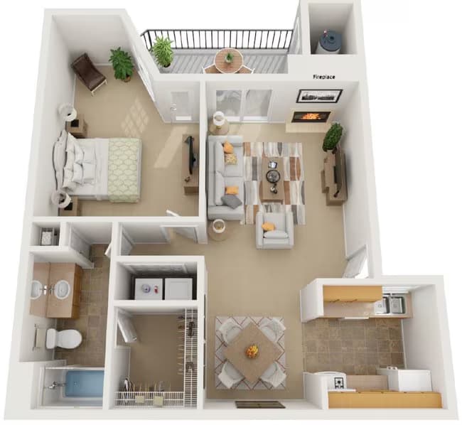 Unit 1224 0834 floor plan