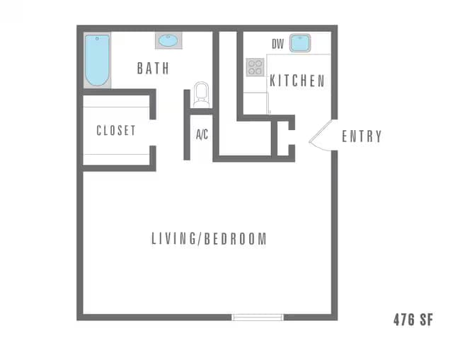 Unit 4700 Stringfellow 7-716 4700 Stringfellow 7-716 floor plan