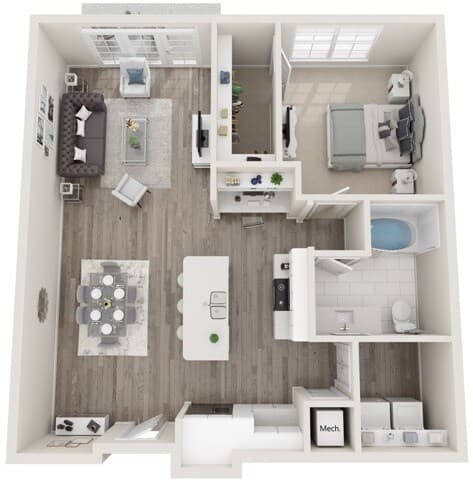 The Boston 7-372 floor plan