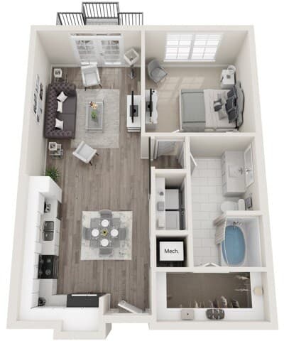 Unit 2-309 2-309 floor plan