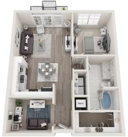 The Tiffany 6-157 floor plan