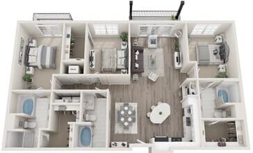 The Tory 3-427 floor plan