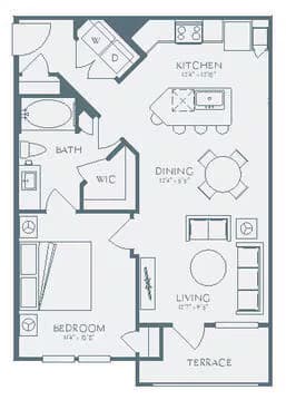 Unit 1309 1309 floor plan