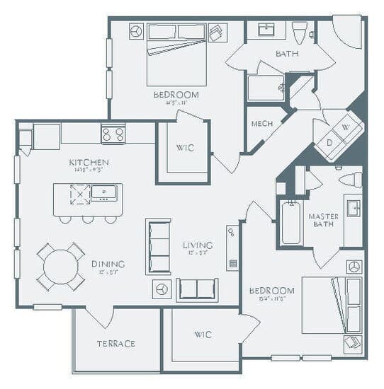 B1HC 10108 floor plan