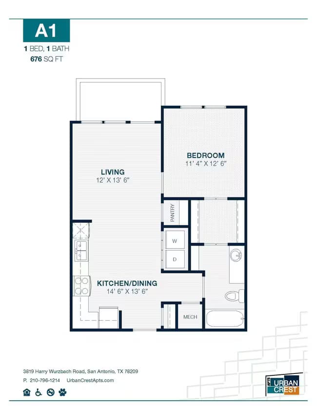 Unit 4135 1202 floor plan