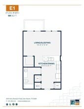 E1 1303 floor plan
