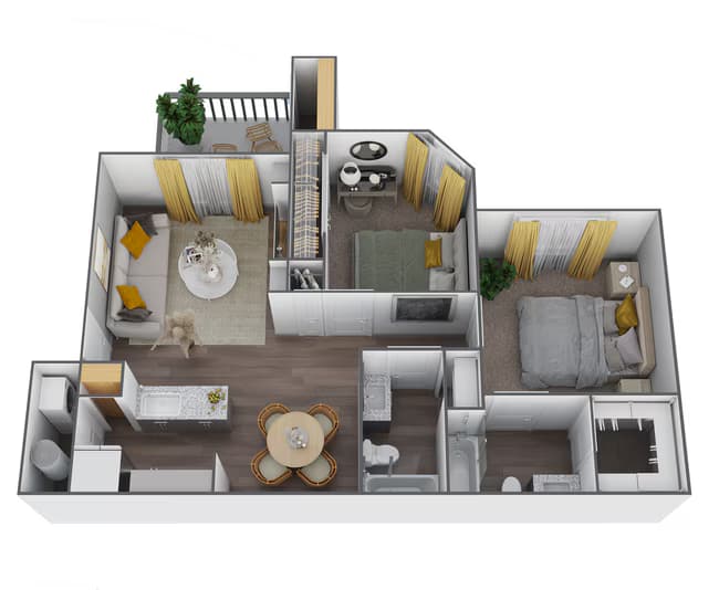 Unit 0736 0736 floor plan