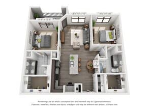 Anaqua 1110 floor plan