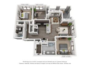 Persimmon 4305 floor plan