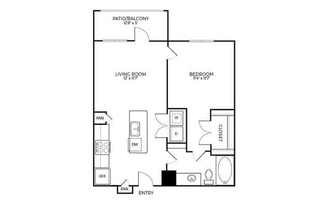 Unit 1453 1453 floor plan