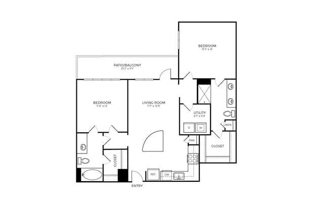 Unit 1155 1155 floor plan