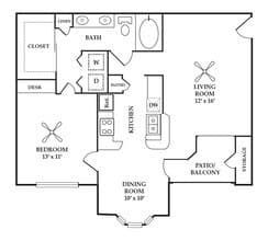 The Langley 01-117 floor plan
