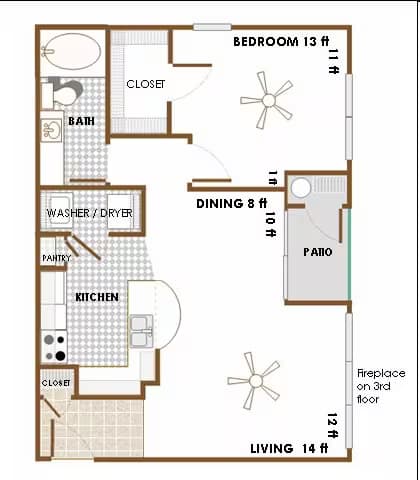 Unit 1133 1133 floor plan