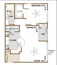 Bluebonnet 1532 floor plan