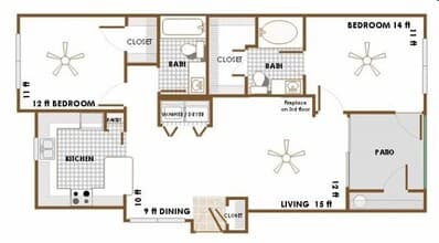 Primrose 0332 floor plan