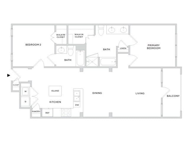 B3 Building 1-1410 floor plan