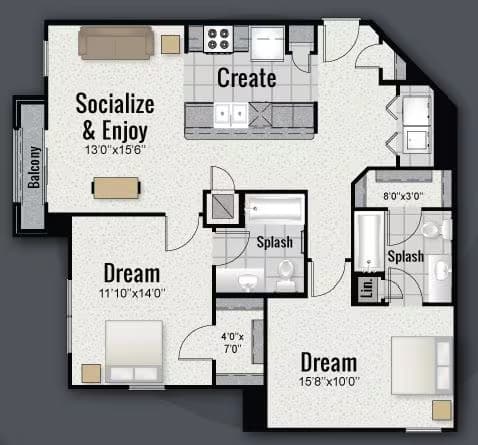 Unit Private Private floor plan
