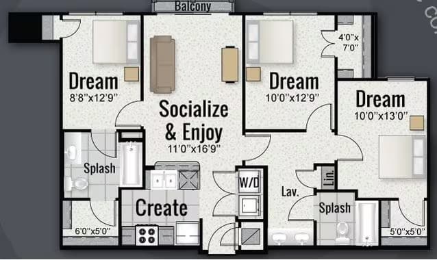 Unit Private Private floor plan