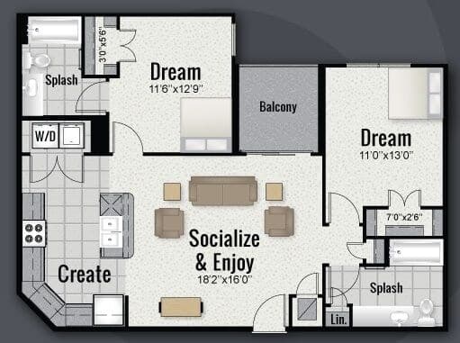 Unit Private Private floor plan