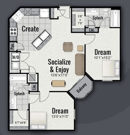 Unit Private Private floor plan