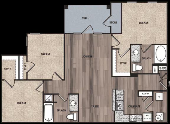Unit 1237 1237 floor plan