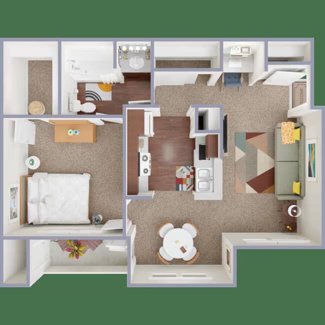 Unit 2A-2205 2B-2304 floor plan
