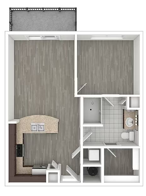 Galleria I, II 165 floor plan