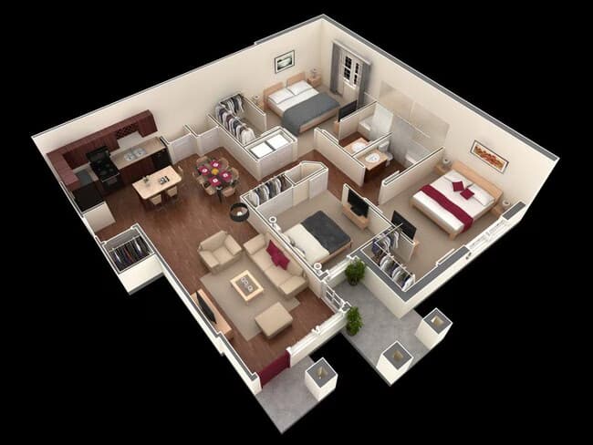 3x2 C1G 16110 floor plan