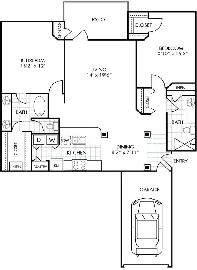 Unit 0208 0818 floor plan