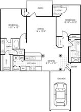 Berkshire B1 0807 floor plan