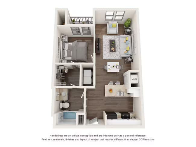 Unit 1102 1208 floor plan